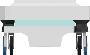 DeliveryRobotの正面立面図