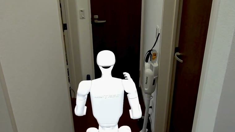 腕を操作している様子