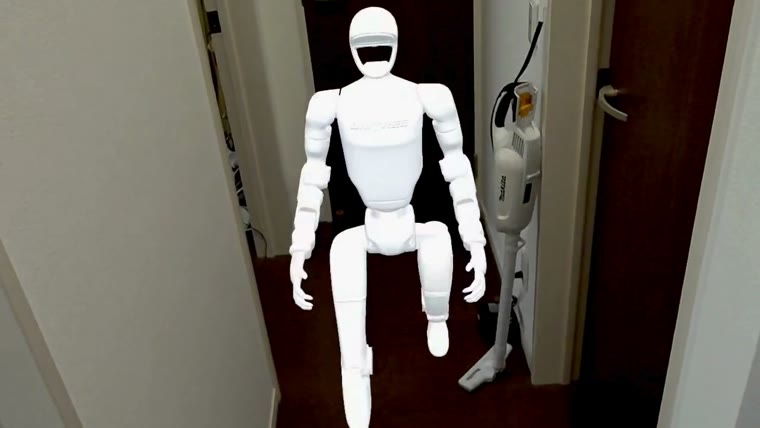 歩いて移動するロボット